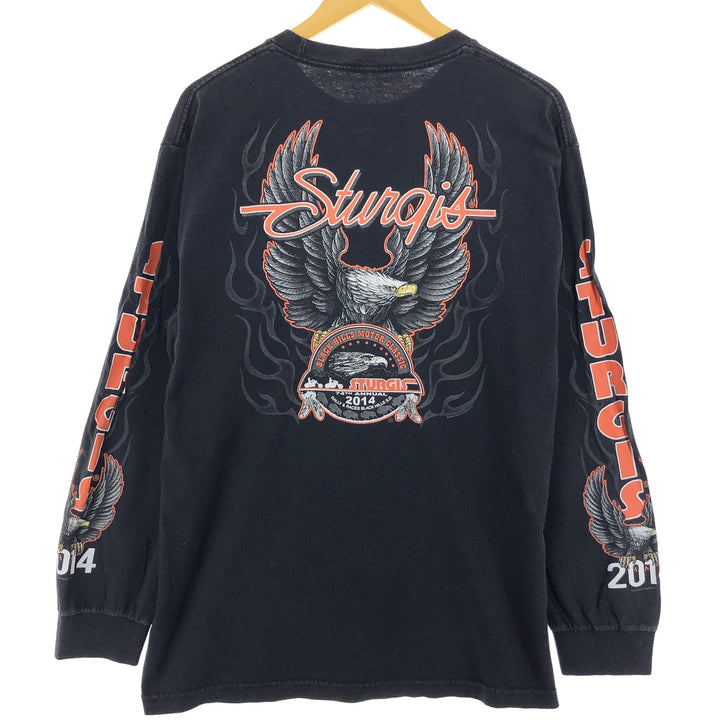 Eagle Pattern Long T-shirt Men's L /eaa461263