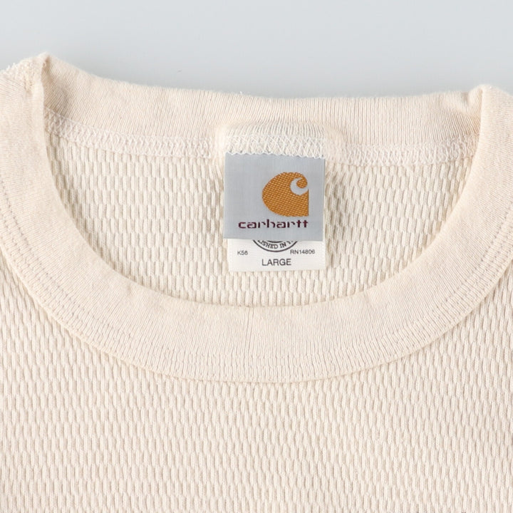 Carhartt Thermal Ron T-shirt Honeycomb Made in USA Men's L /eaa461265