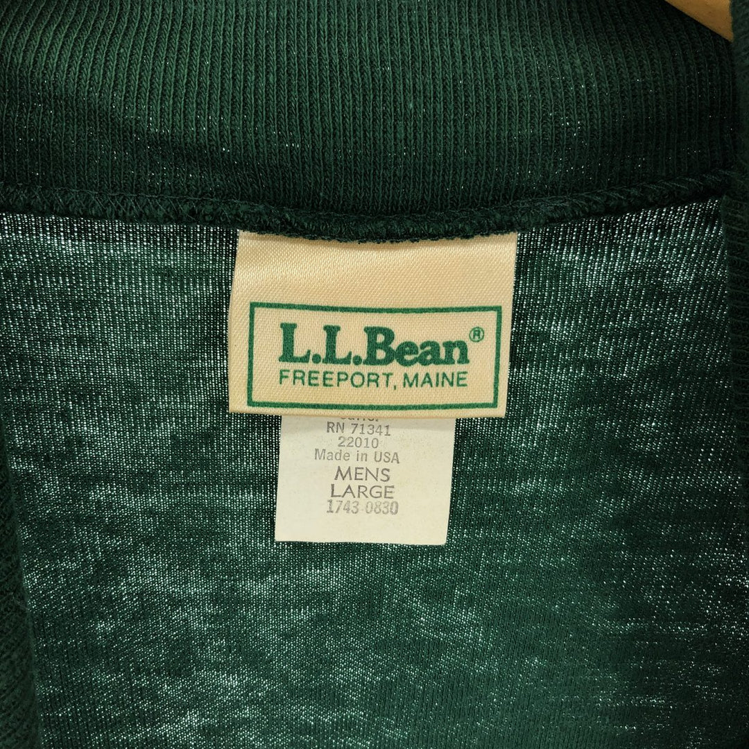 80'S LLBean Turtleneck Long T-Shirt Long Sleeve T Made in USA Men's L Vintage /eaa461266