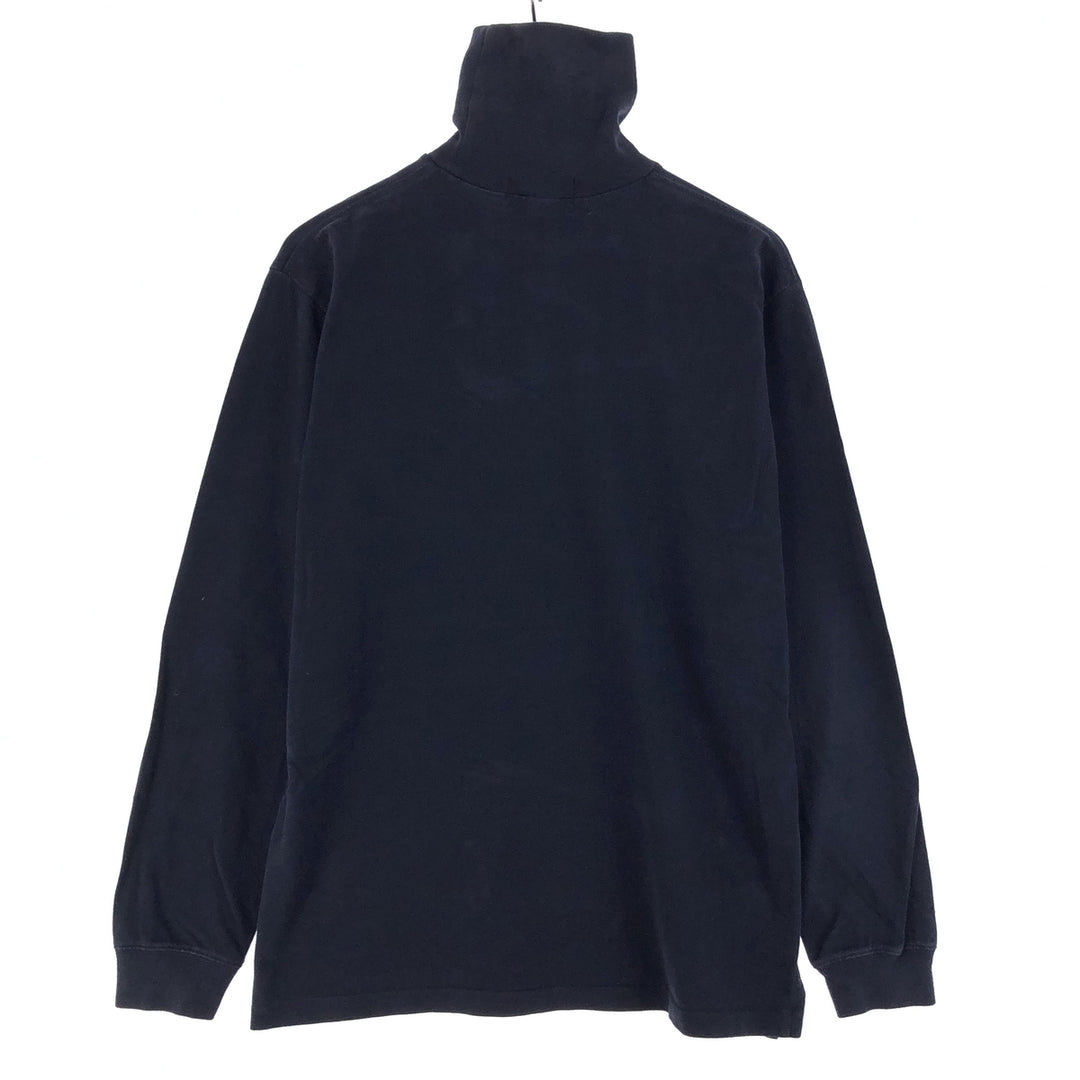 Ralph Lauren POLO by Ralph Lauren Turtleneck Long T-shirt Men's M cotton navy blue type Vintage Second Hand