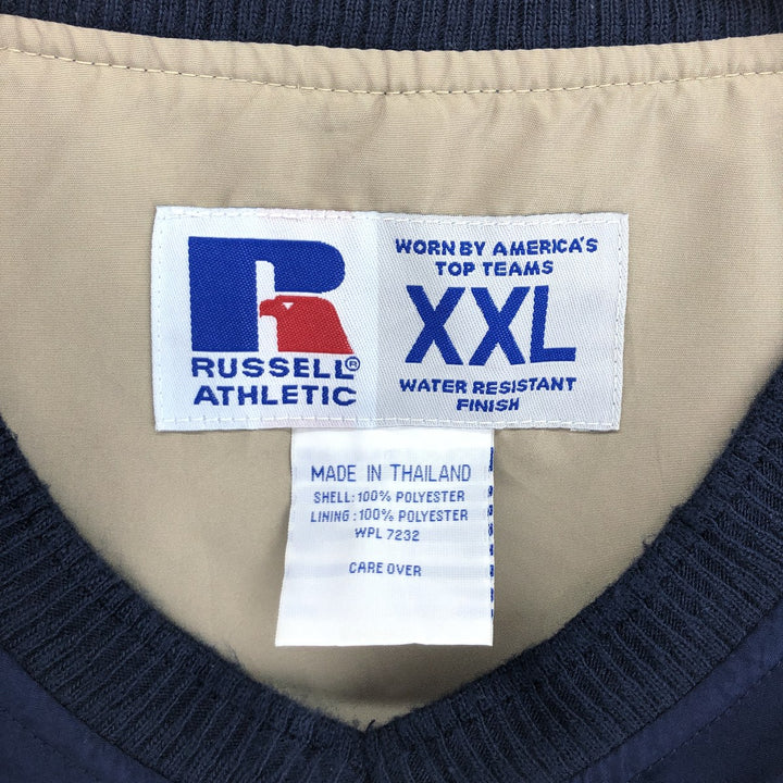 90'S Russell V-neck warm-up vest, men's XXL, vintage / eaa461272