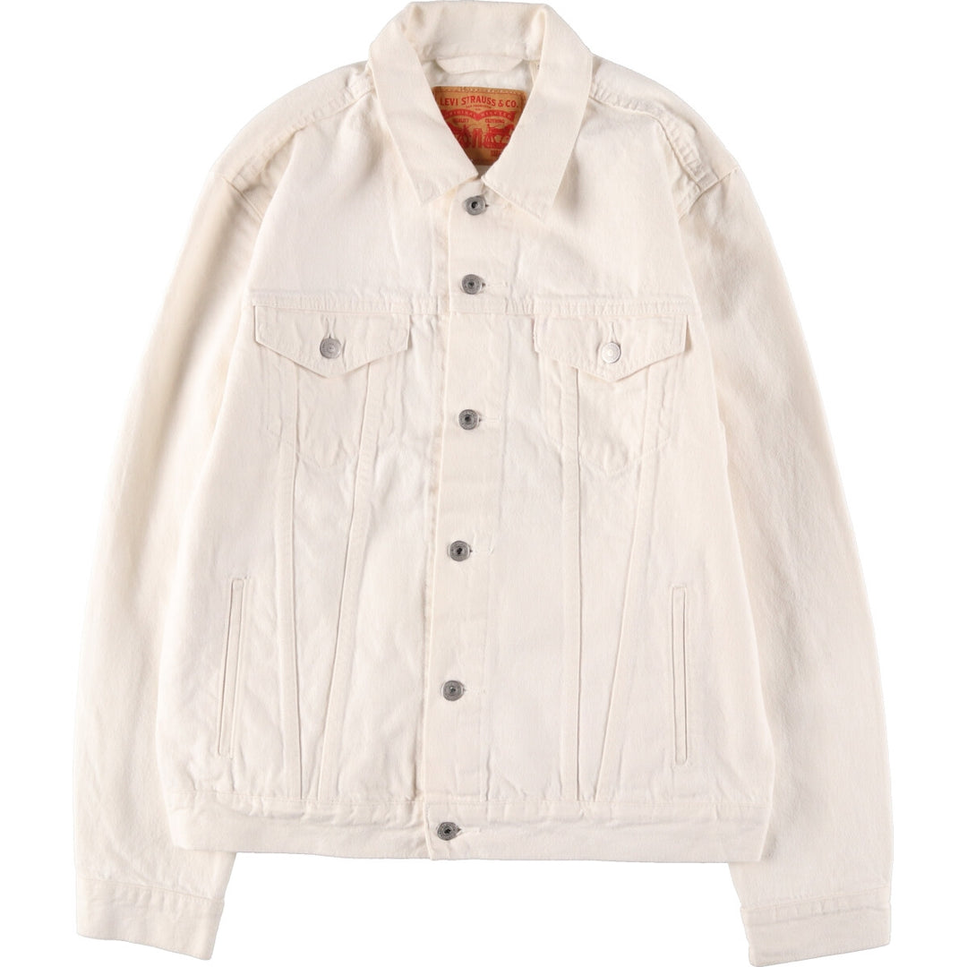 Levi's White Denim Jacket, G-Jean, Men's Size L / eaa461290