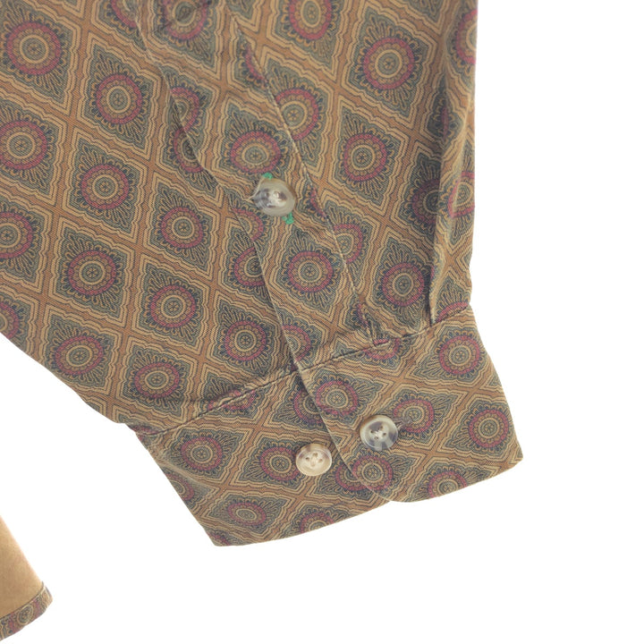 90'S Tommy Hilfiger TOMMY HILFIGER all-over print long sleeve button-down shirt men's L vintage /eaa461301