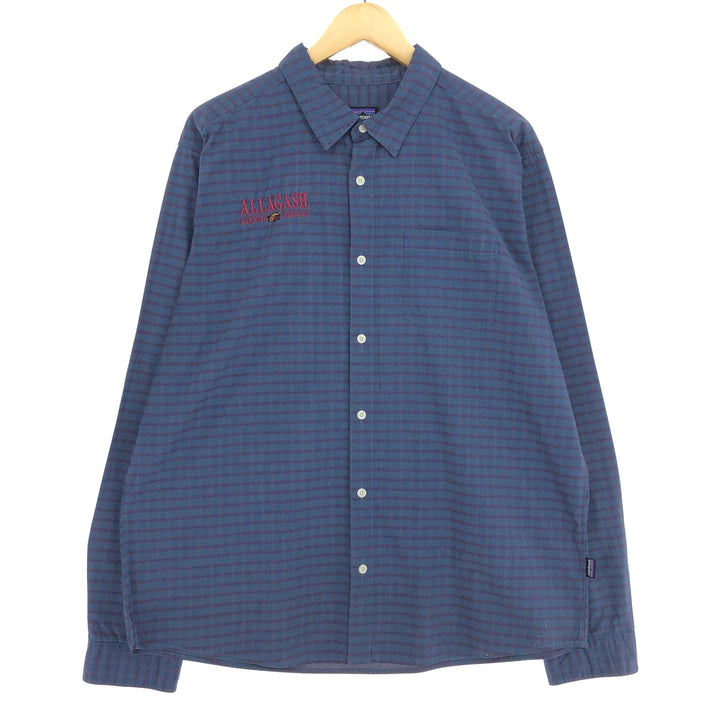 Patagonia ORGANIC COTTON Organic Cotton Long Sleeve Check Shirt Men's L /eaa461302