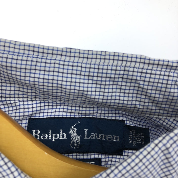 Ralph Lauren Classic Fit Long Sleeve Button Down Check Shirt Men's L /eaa461304