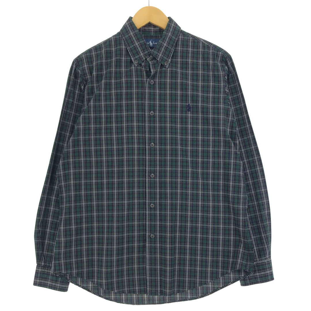 Ralph Lauren CUSTOM FIT Tartan Check Long Sleeve Button Down Check Shirt Men's M /eaa461313