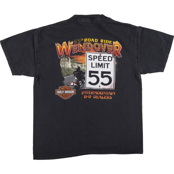 00'S Harley-Davidson Motorcycle Bike T-shirt Men's L /eaa461397