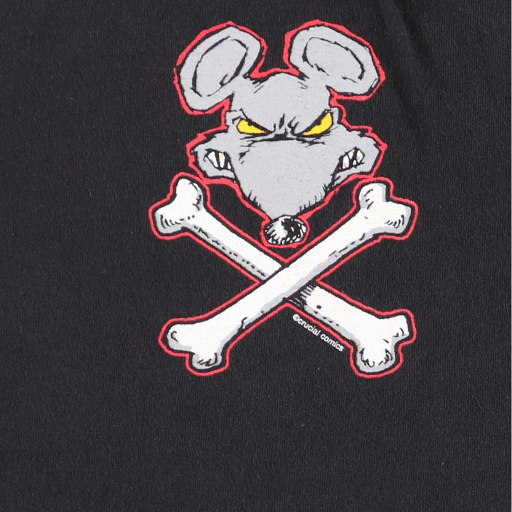 DELTA CRUCIAL COMICS Character Print T-Shirt Men's L /eaa461402