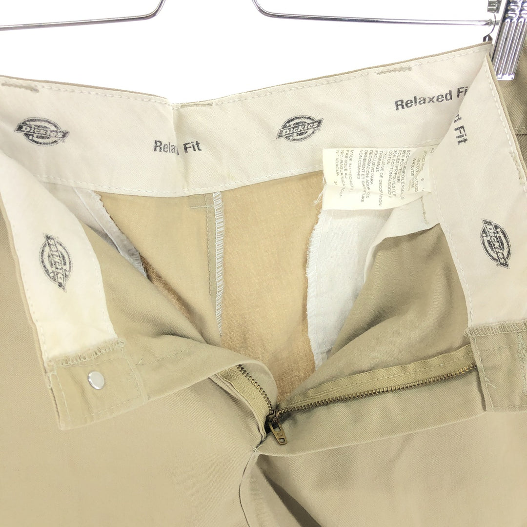 Dickies Relaxed Fit Cargo Shorts, Half Pants, Men's, W35 polyester Beige type Vintage Second Hand