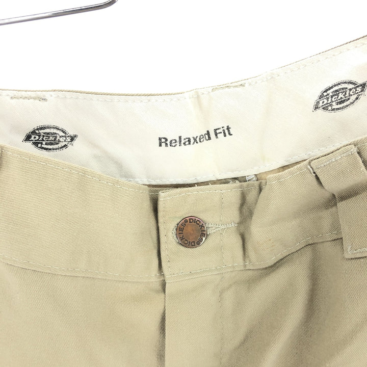 Dickies Relaxed Fit Cargo Shorts, Half Pants, Men's, W35 polyester Beige type Vintage Second Hand