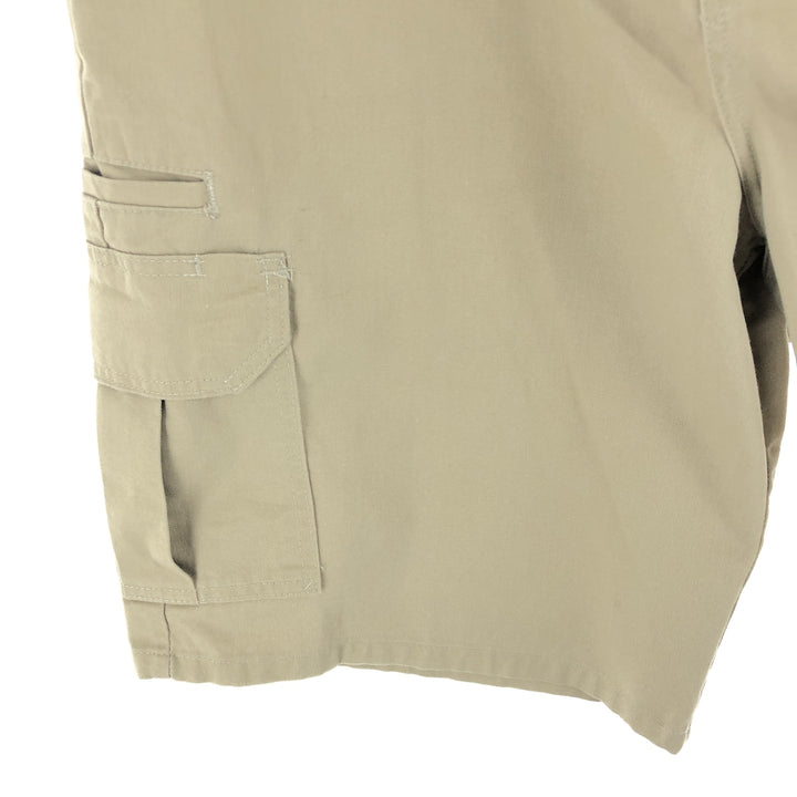 Dickies Relaxed Fit Cargo Shorts, Half Pants, Men's, W35 polyester Beige type Vintage Second Hand