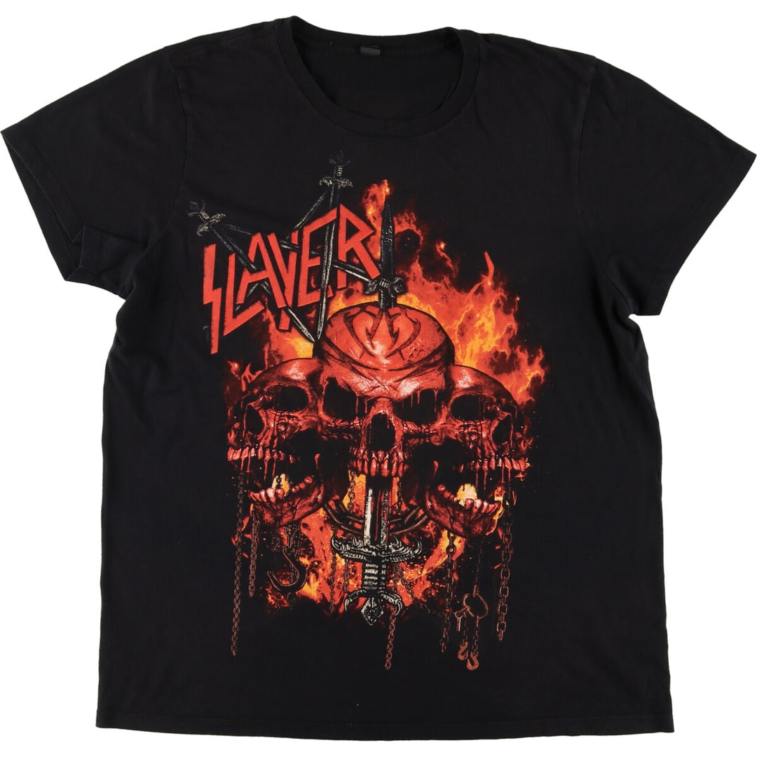 Bay Island Slayer Large Print Band T-Shirt, Men's XL Size /eaa461499