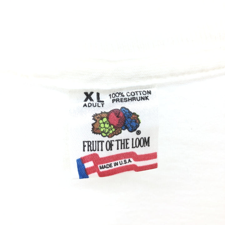 90'S Fruit of the Loom Message Print T-Shirt Made in USA Men's XL Vintage /eaa461507