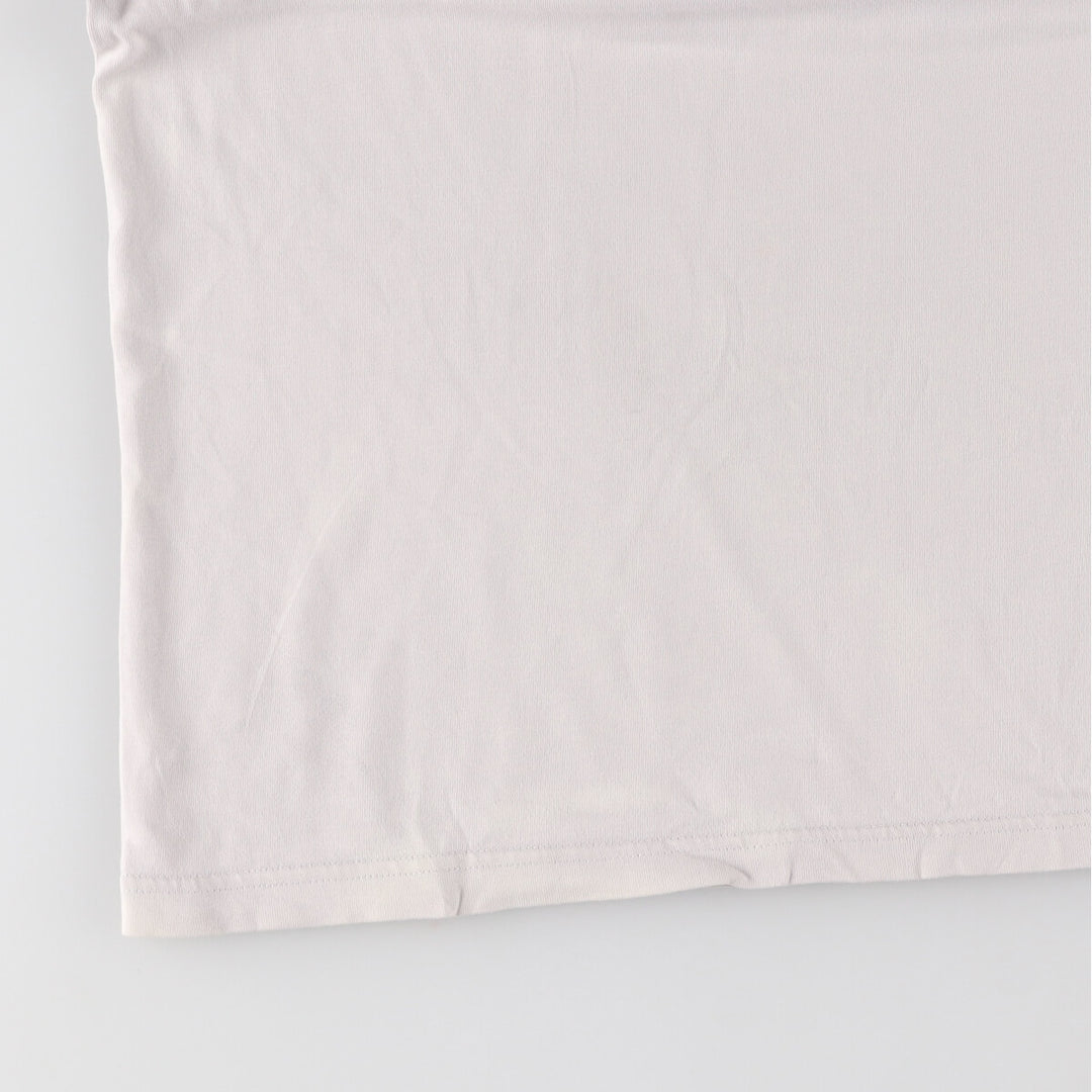 00'S Adidas logo print T-shirt, men's L cotton gray type Vintage Second Hand