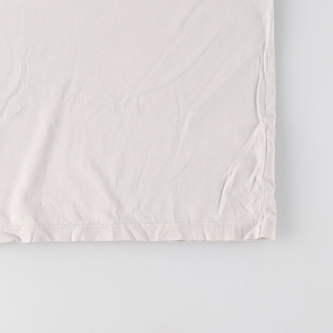 00'S Adidas logo print T-shirt, men's L cotton gray type Vintage Second Hand