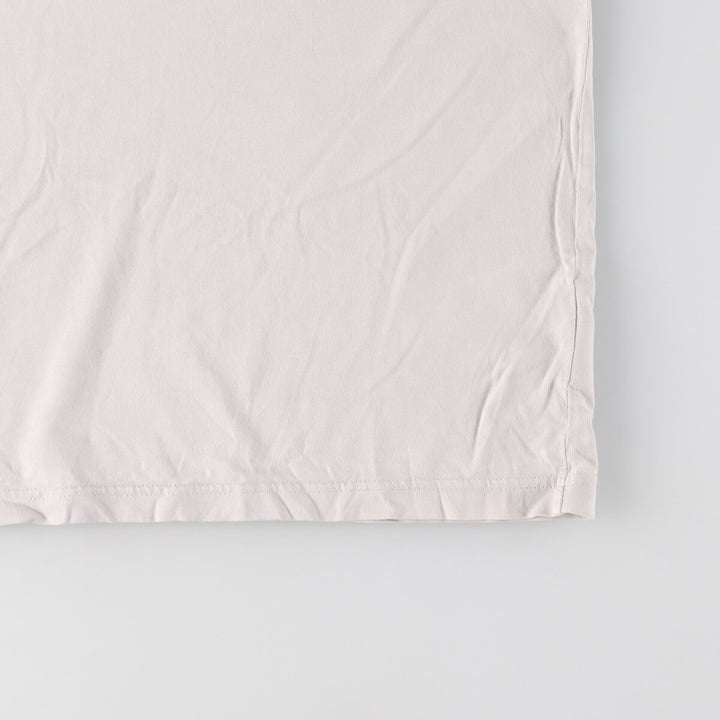 00'S Adidas logo print T-shirt, men's L cotton gray type Vintage Second Hand