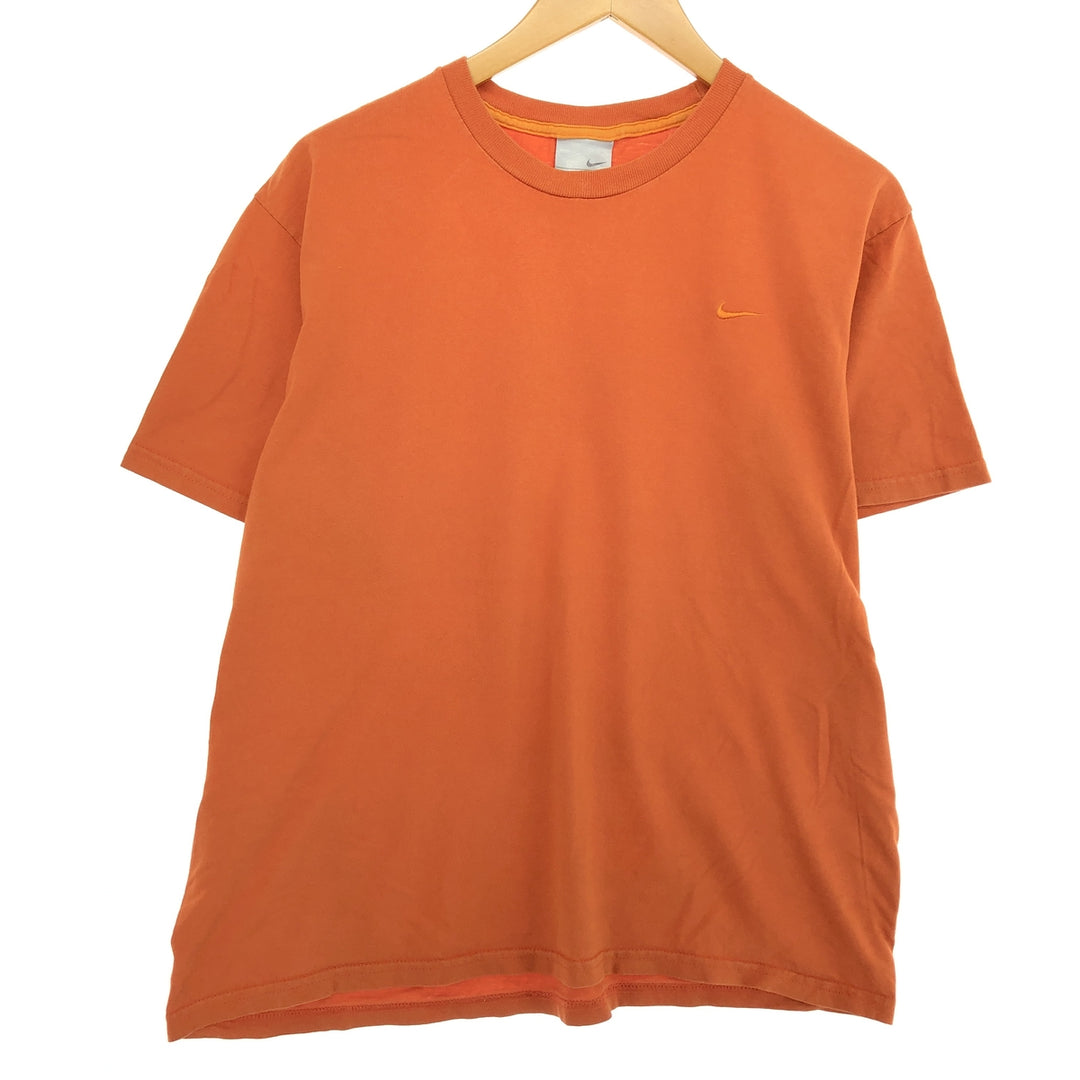 00'S Nike One Point Logo T-shirt Men's M cotton orange type Vintage Second Hand
