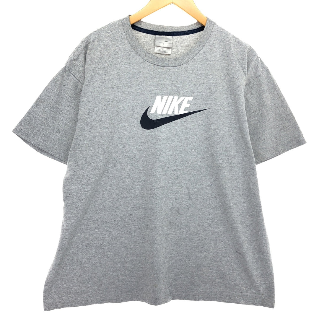 00'S Nike Logo Print T-shirt Men's L /eaa461544