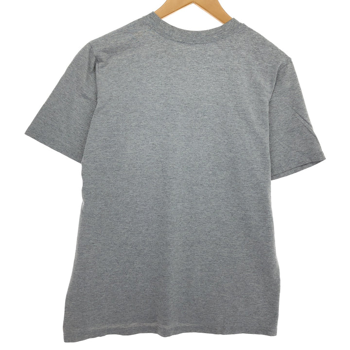 Nike Sports Print T-shirt, Men's L cotton gray type Vintage Second Hand