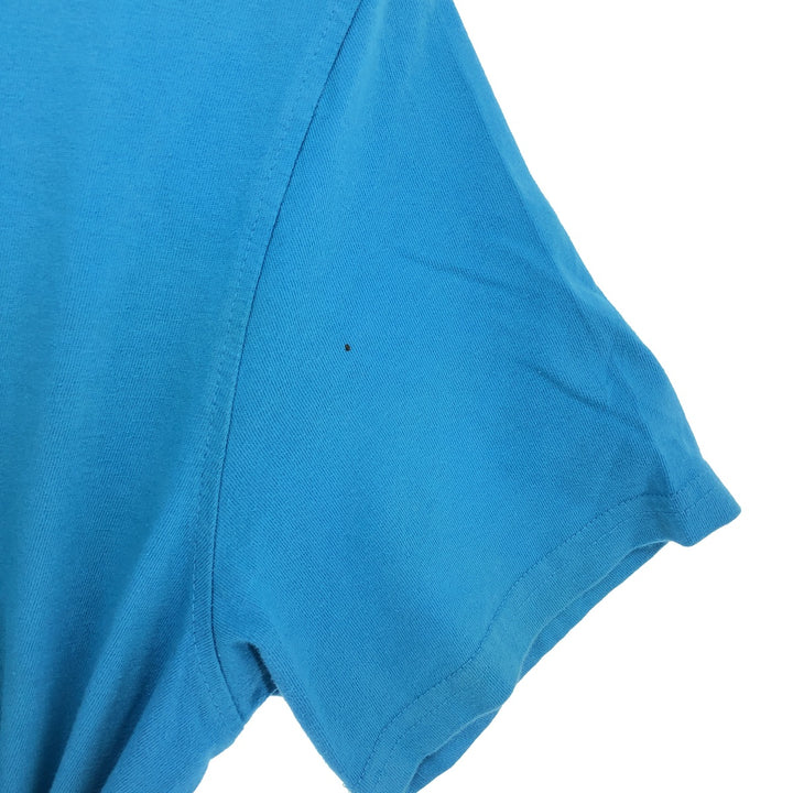 Adidas Originals Logo Print T-Shirt, Men's, Medium cotton Blue type light blue Vintage Second Hand