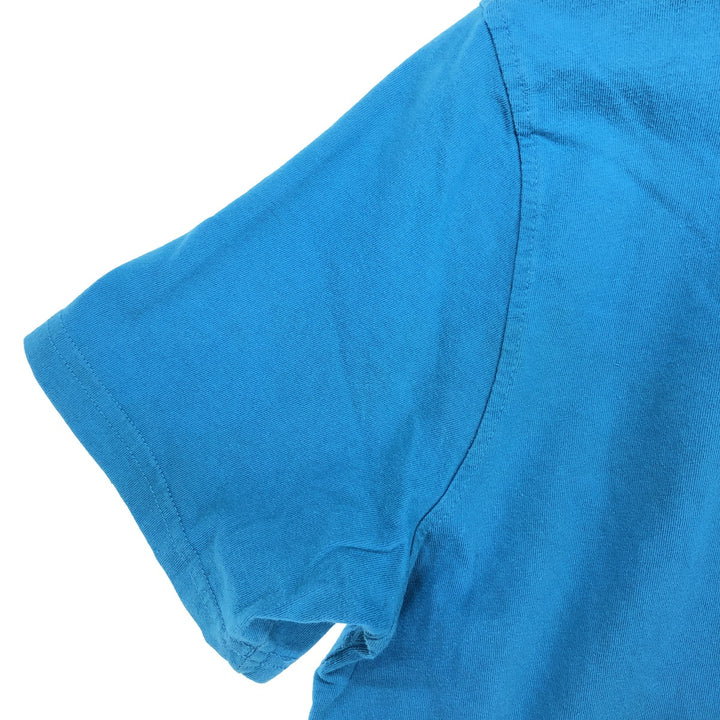 Adidas Originals Logo Print T-Shirt, Men's, Medium cotton Blue type light blue Vintage Second Hand