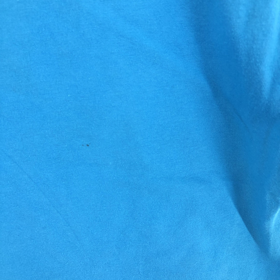 Adidas Originals Logo Print T-Shirt, Men's, Medium cotton Blue type light blue Vintage Second Hand