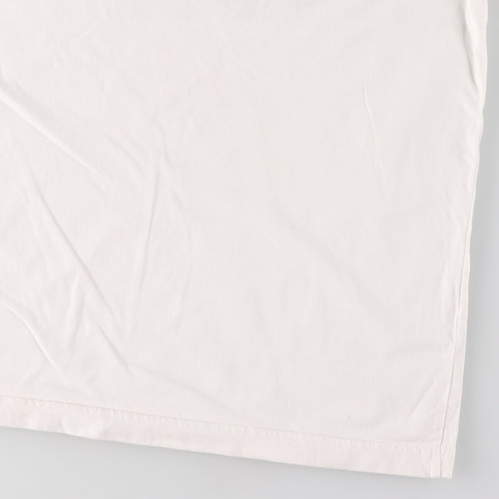 00'S adidas logo print T-shirt, men's size M unclear white type Vintage Second Hand