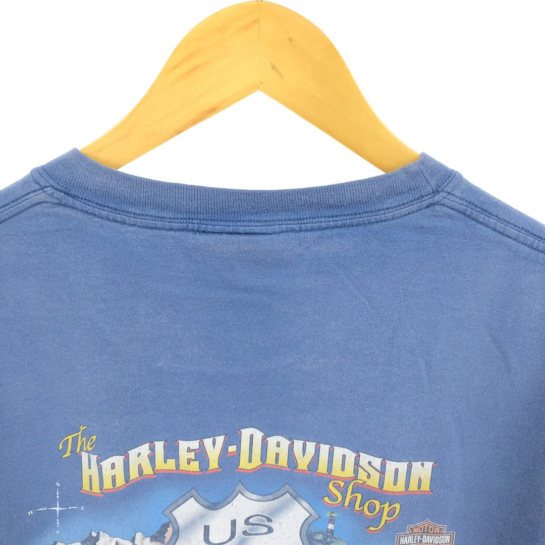 90'S Harley-Davidson Hanes Motorcycle Bike T-shirt Made in USA Men's XXL Vintage /eaa461572