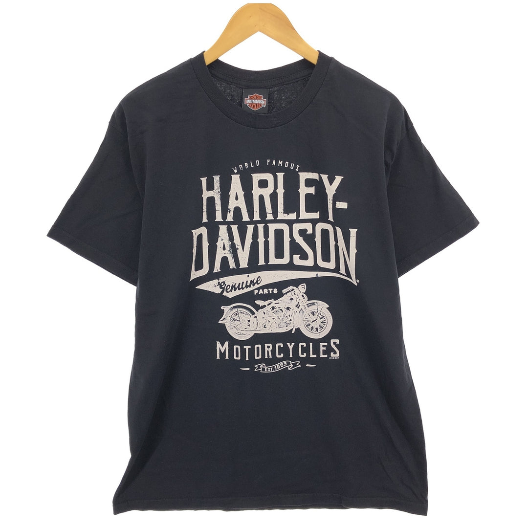 Harley-Davidson Motorcycle Bike T-shirt Men's L size / eaa461573