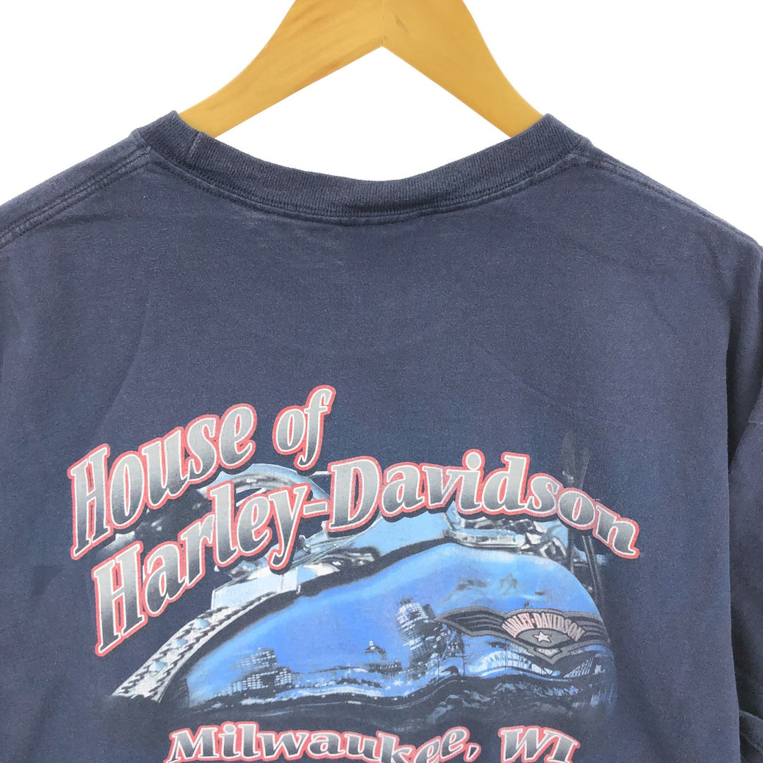 Harley-Davidson Hanes Motorcycle Bike T-shirt Men's XXL / eaa461577