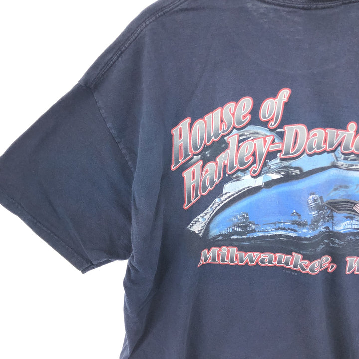 Harley-Davidson Hanes Motorcycle Bike T-shirt Men's XXL / eaa461577