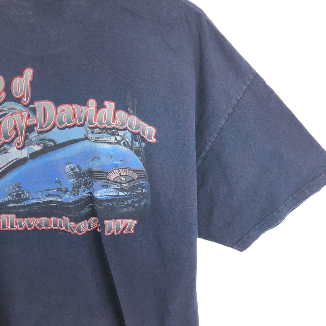 Harley-Davidson Hanes Motorcycle Bike T-shirt Men's XXL / eaa461577