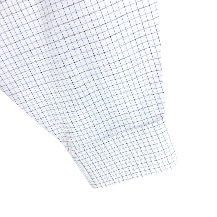 00'S LLBean WRINKLE RESISTANT Long Sleeve Button Down Check Shirt Men's M Vintage /eaa461591