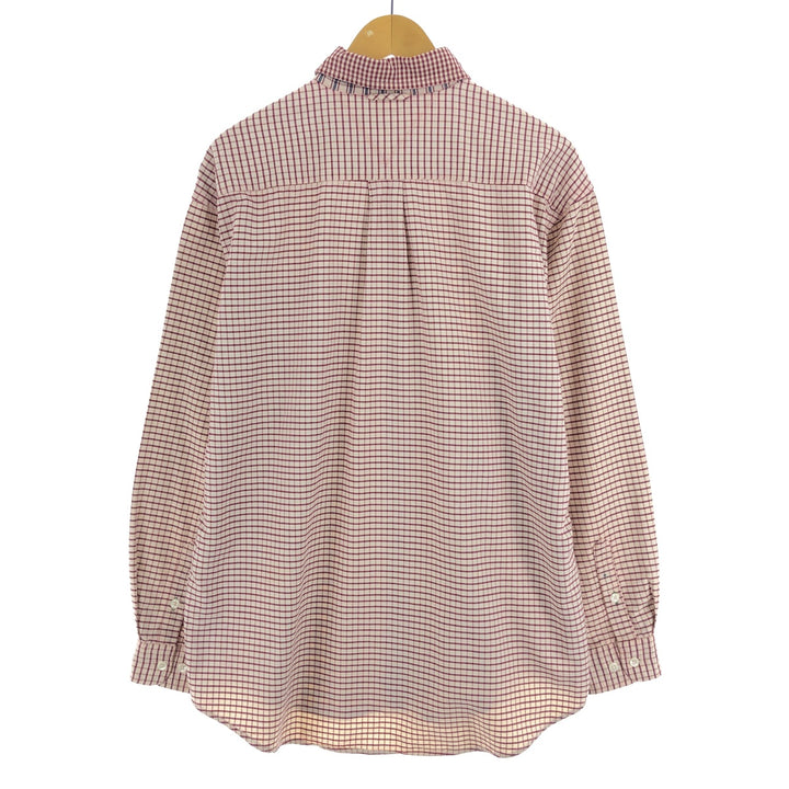 90s-00'S Tommy Hilfiger Crazy Pattern Long Sleeve Button-Down Check Shirt Men's L Vintage / eaa461597