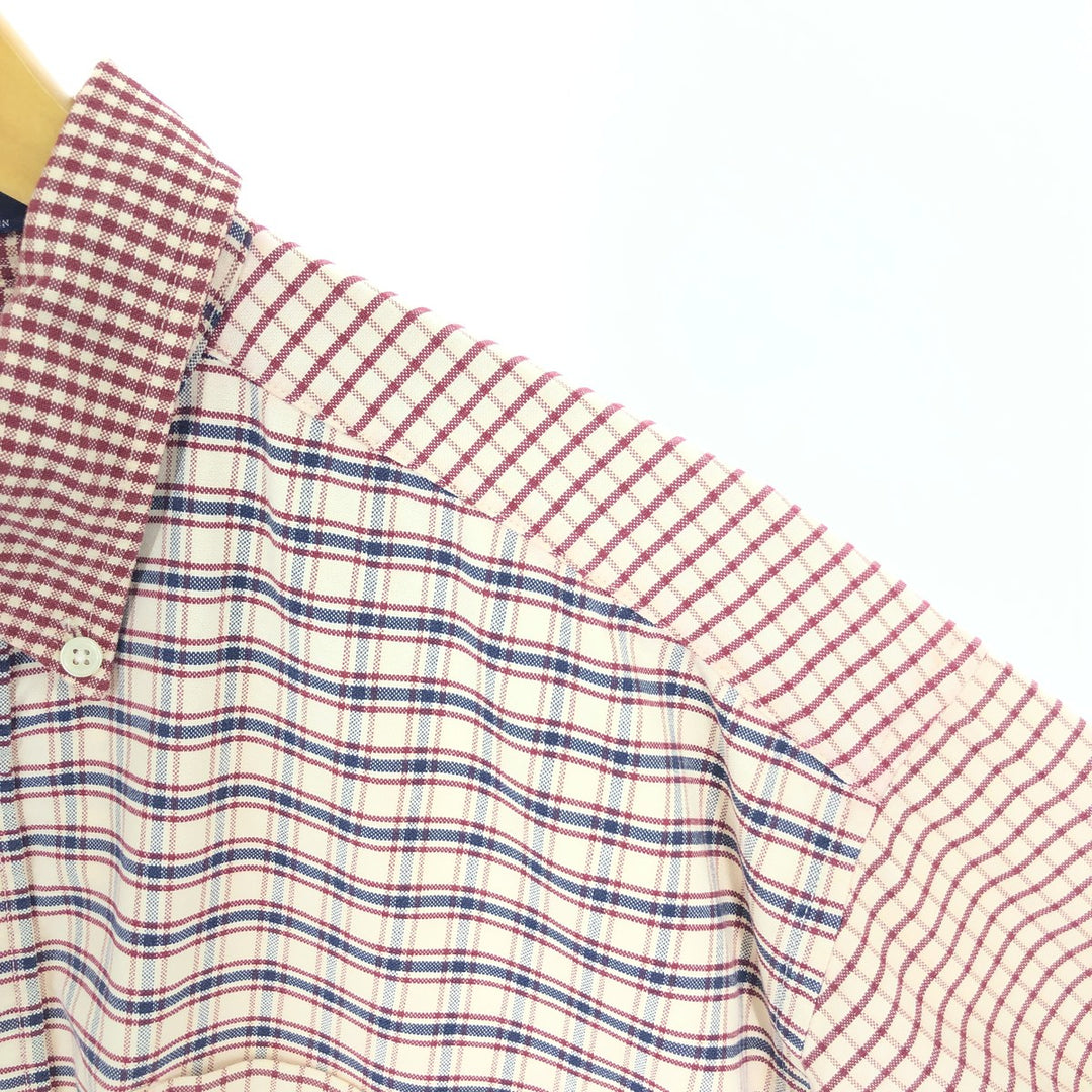 90s-00'S Tommy Hilfiger Crazy Pattern Long Sleeve Button-Down Check Shirt Men's L Vintage / eaa461597