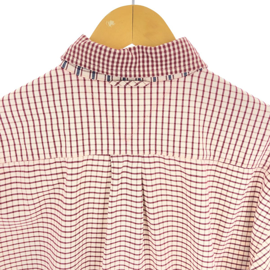 90s-00'S Tommy Hilfiger Crazy Pattern Long Sleeve Button-Down Check Shirt Men's L Vintage / eaa461597