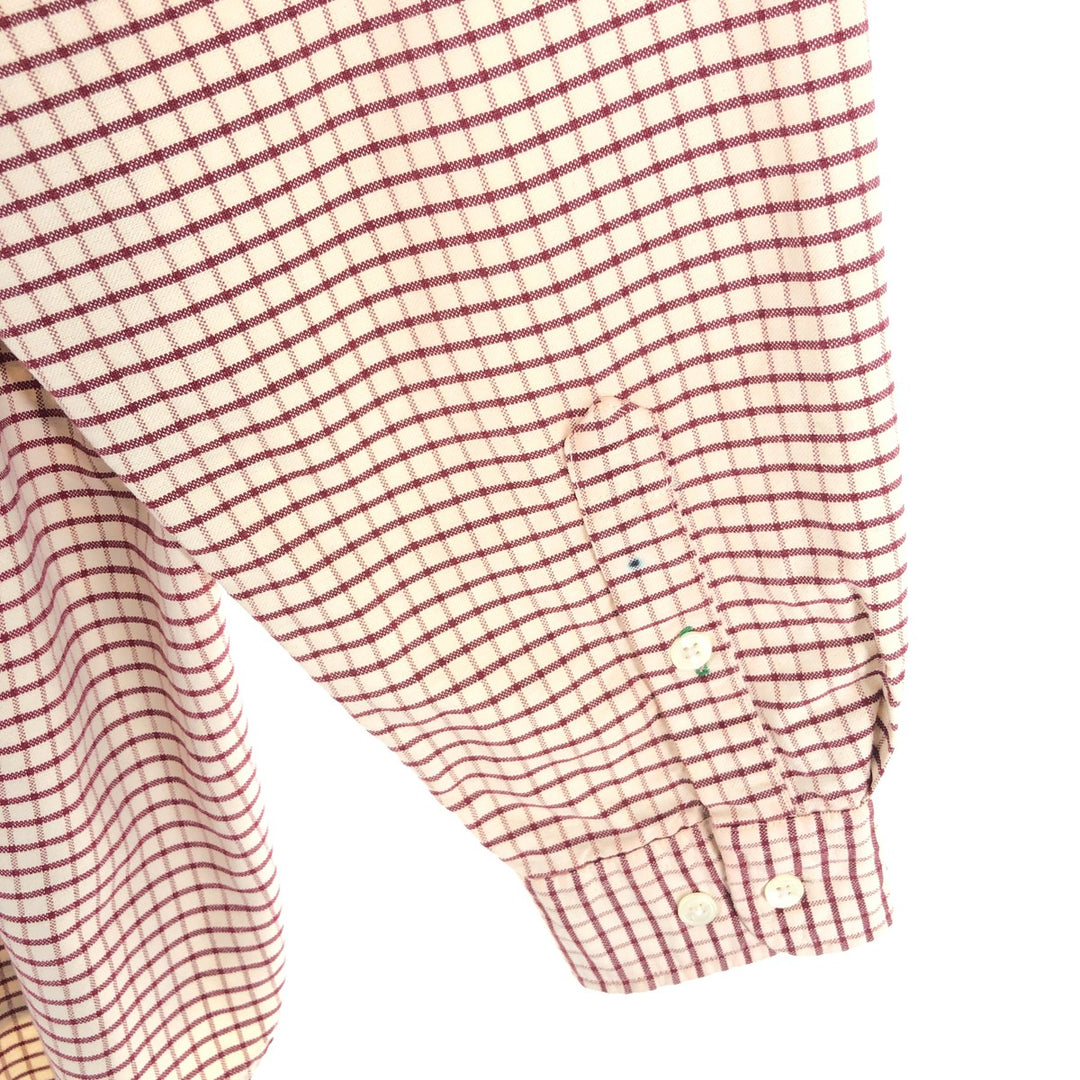 90s-00'S Tommy Hilfiger Crazy Pattern Long Sleeve Button-Down Check Shirt Men's L Vintage / eaa461597