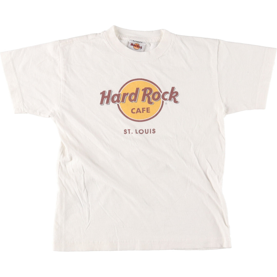 HARD ROCK CAFE Hard Rock Cafe Advertising T-shirt Women's S cotton white type Vintage Second Hand