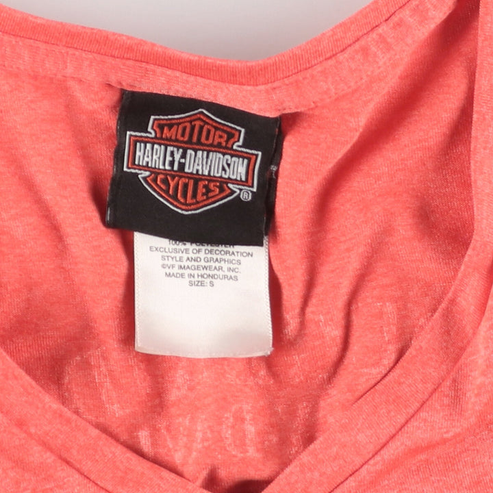 Harley-Davidson V-neck Motorcycle Bike T-shirt Women's S /eaa461620