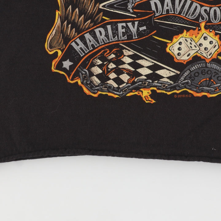 Harley-Davidson Cut-off Motorcycle Bike T-shirt Women's S /eaa461623