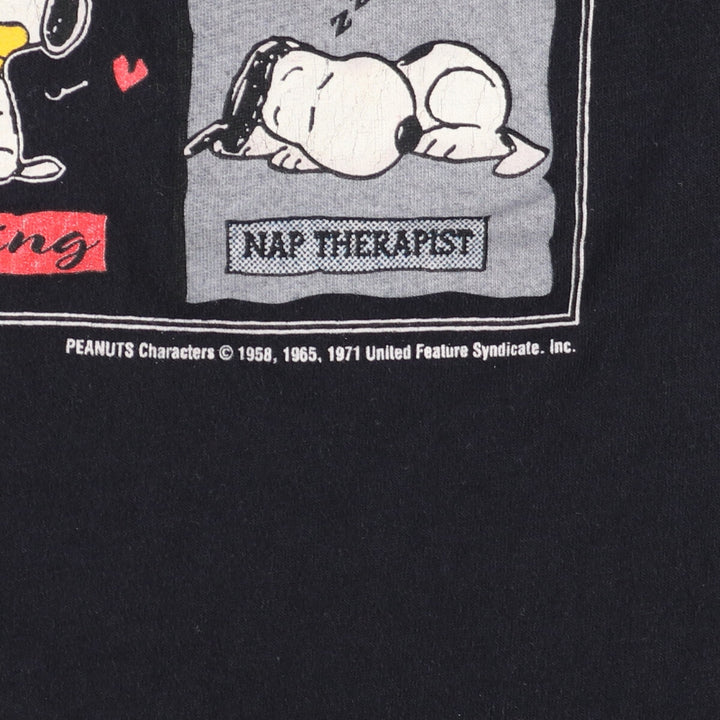 90'S SNOOPY Character Print T-Shirt Men's L Vintage /eaa461661