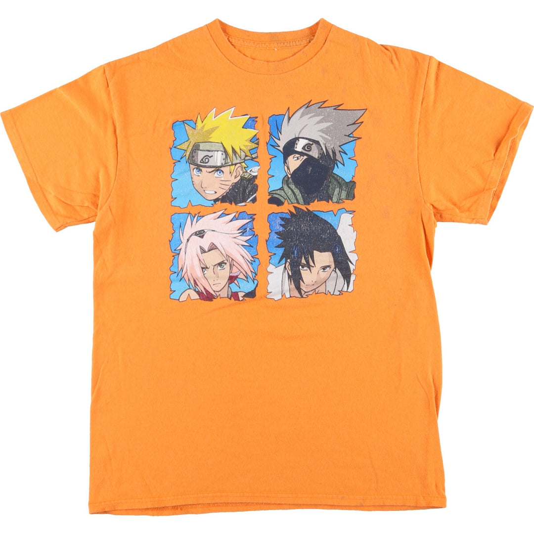 00'S NARUTO SHIPPUDEN Naruto Shippuden Character Print T-shirt Men's M /eaa461675