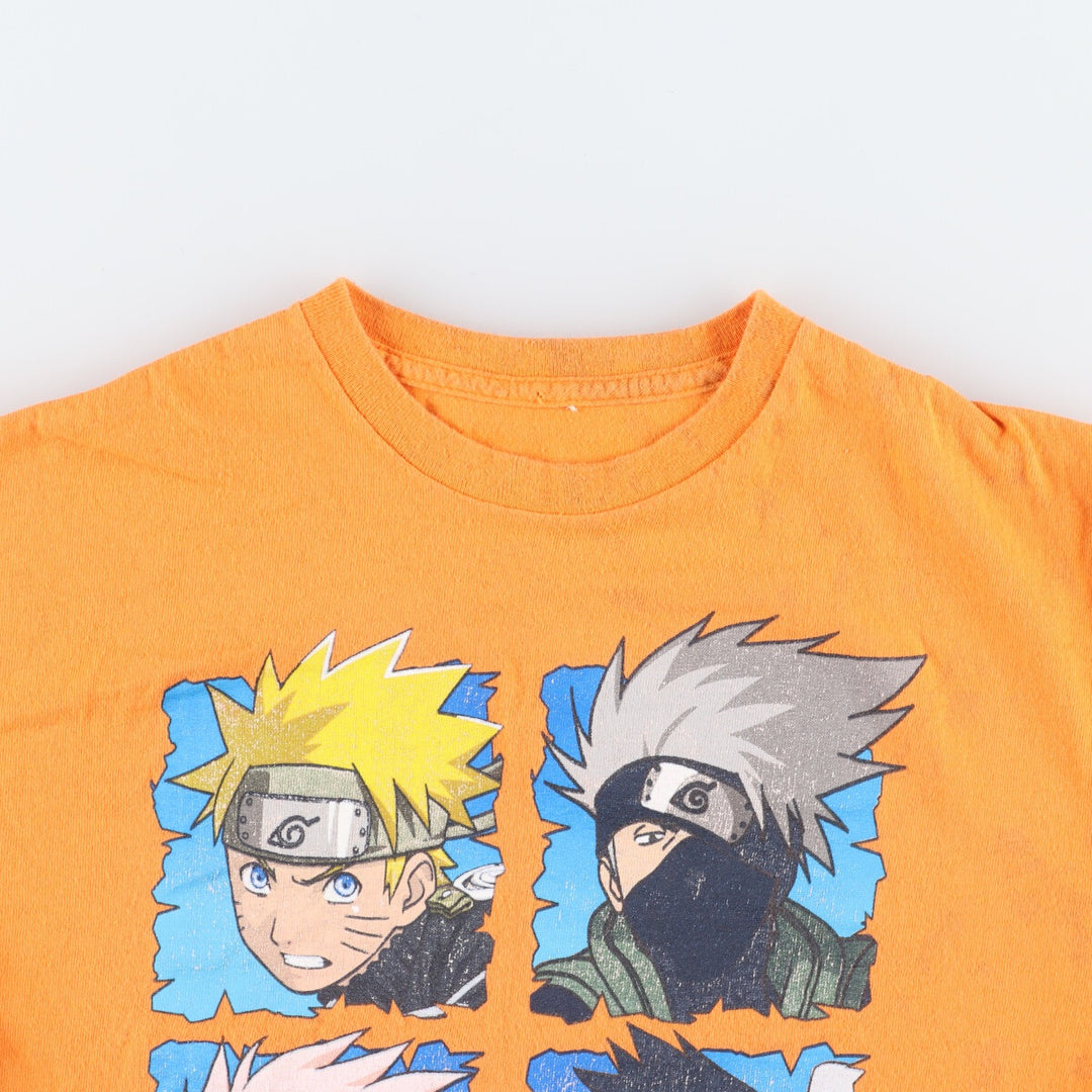 00'S NARUTO SHIPPUDEN Naruto Shippuden Character Print T-shirt Men's M /eaa461675