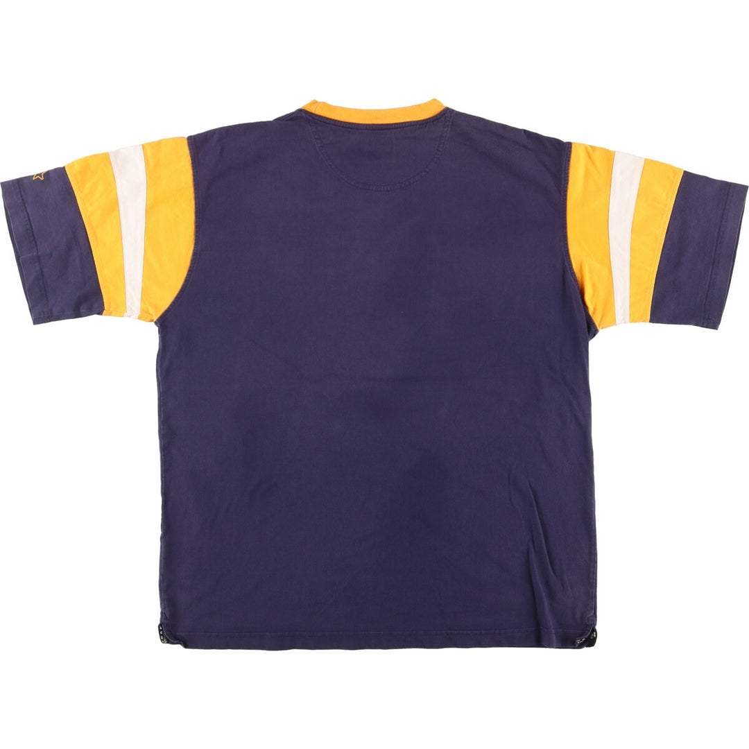 Starter MICHIGAN University of Michigan College T-shirt, Men's L cotton navy blue type Vintage Second Hand