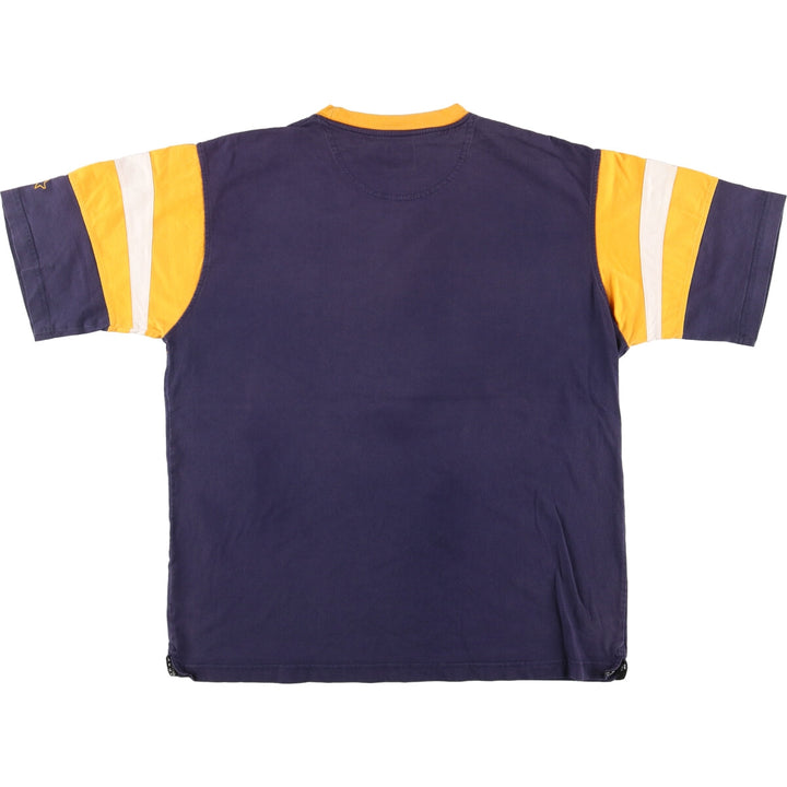 Starter MICHIGAN University of Michigan College T-shirt, Men's L cotton navy blue type Vintage Second Hand