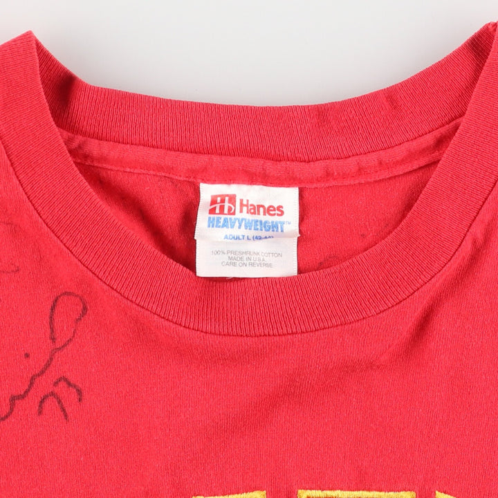 90'S Hanes College T-shirt, Made in USA, Men's L, Vintage /eaa461690