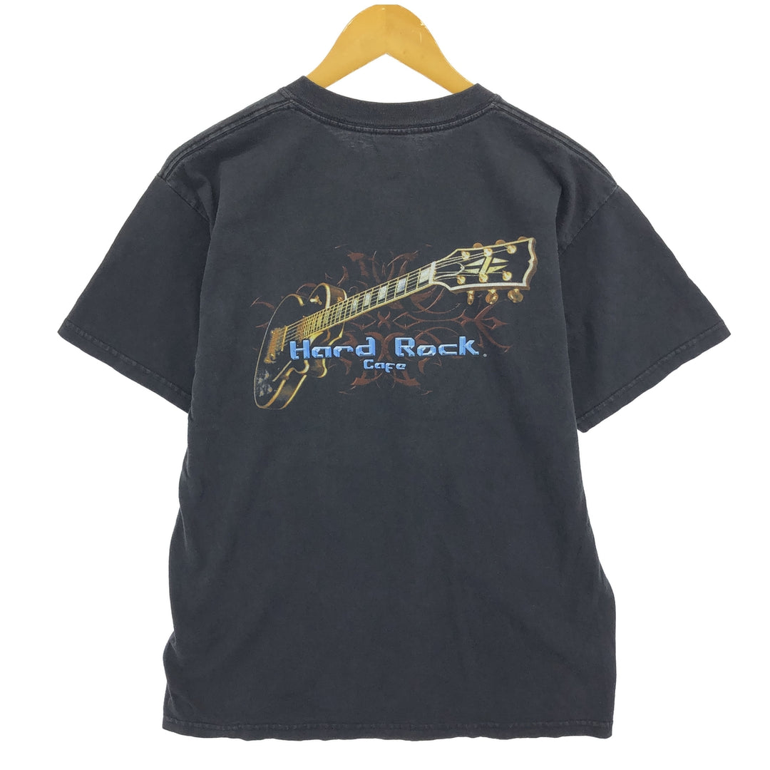 HARD ROCK CAFE Hard Rock Cafe Lame Print Back Print Advertising T-shirt Men's M size /eaa461701