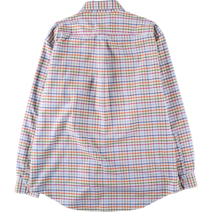 Brooks Brothers 346 Long Sleeve Button-Down Check Shirt, Men's Size L / eaa461702