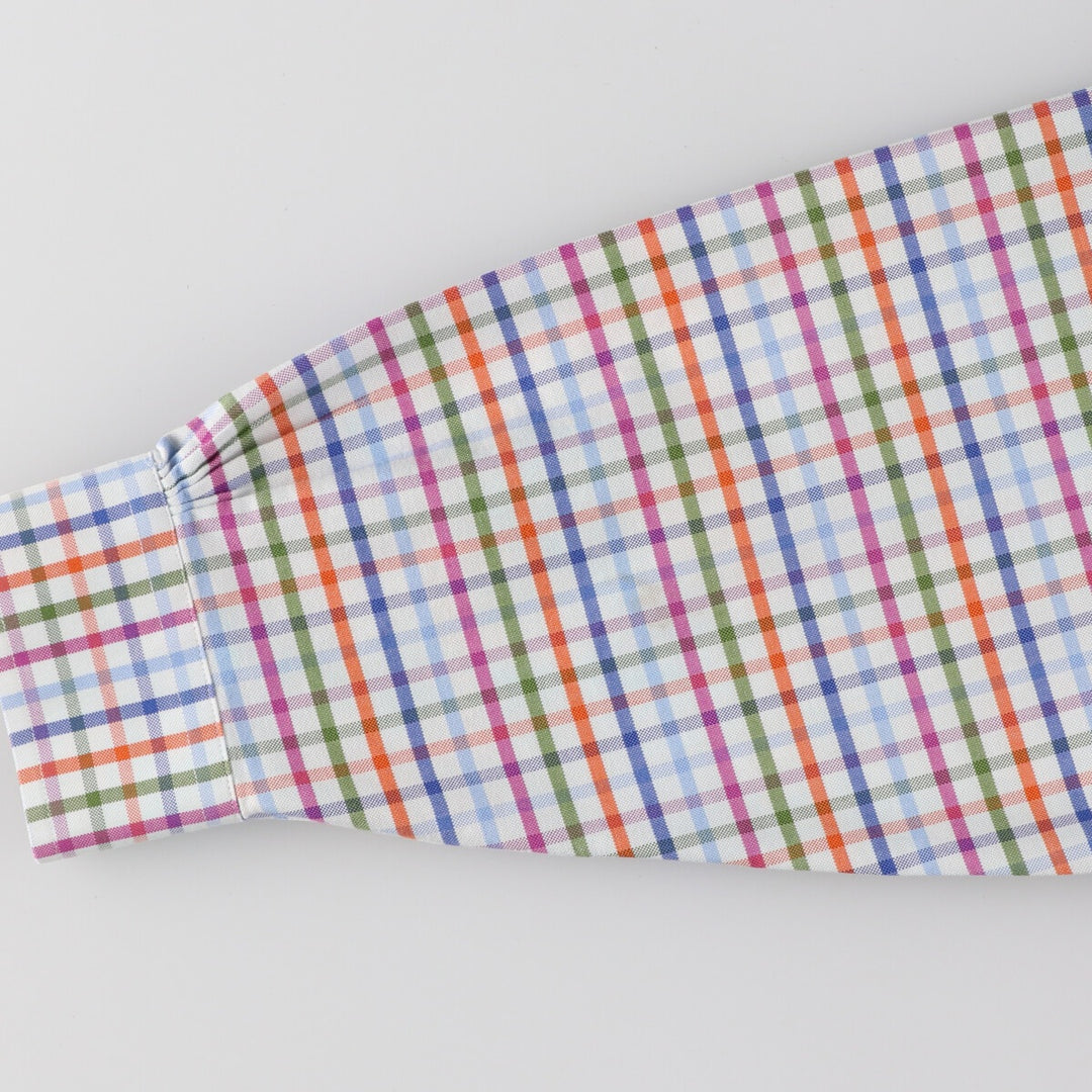 Brooks Brothers 346 Long Sleeve Button-Down Check Shirt, Men's Size L / eaa461702