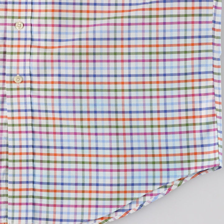 Brooks Brothers 346 Long Sleeve Button-Down Check Shirt, Men's Size L / eaa461702